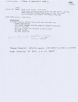 Performance Notes, R. Carlyon, Bird Park Lake: A Vuew Gram, Bang Arts Festival 1966 by Richard Carlyon