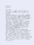 Letter from Dan Flavin to Richard Carlyon, 1966 April 19