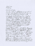 Letter from Dan Flavin to Richard Carlyon, 1966 April 6