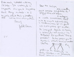 Letter from Judith Dunn to Richard Carlyon, 1966 by Judith Dunn