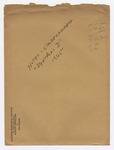 Notes & Choreograph "Synthesis I" 1965