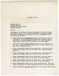 Letter from Leon Bellin to Sheraton Motor Inn, 1966 February 28 by Richard Carlyon