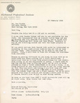Letter from Richard Carlyon to Dan Flavin, 1966 February 17 by Richard Carlyon