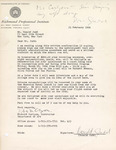 Letter from Richard Carlyon to Donald Judd, 1966 February 21