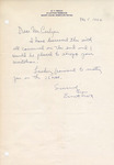 Letter from Ernest Trova to Richard Carlyon, 1966 February 5 by Ernest Trova