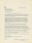 Letter from Richard Carlyon to Twyla Tharp, 1967 March 16 by Richard Carlyon