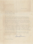 Letter from Barnett Newman to Richard Carlyon, 1966 March 29 by Barnett Newman