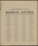 33_Richmond City Business Notices. by F.W. (Frederick W.) Beers