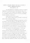 [1968-05-27] Minutes of the annual meeting of the Board of Visitors of Virginia Commonwealth University held on May 27, 1968. by Virginia Commonwealth University. Board of Visitors