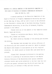 [1968-07-22] Minutes of a special meeting of the Executive Committee of the Board of Visitors of Virginia Commonwealth University held on July 22, 1968. by Virginia Commonwealth University. Board of Visitors. Executive Committee
