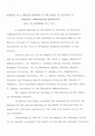 [1968-09-26 Part 1] Minutes of a regular meeting of the Board of Visitors of Virginia Commonwealth University held on September 26, 1968. by Virginia Commonwealth University. Board of Visitors