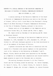 [1968-10-30] Minutes of a special meeting of the Executive Committee of the Board of Visitors of Virginia Commonwealth University held on October 30, 1968. by Virginia Commonwealth University. Board of Visitors