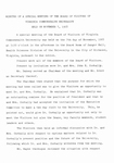[1968-11-07] Minutes of a special meeting of the Board of Visitors of Virginia Commonwealth University held on November 7, 1968. by Virginia Commonwealth University. Board of Visitors