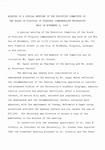 [1968-11-08] Minutes of a special meeting of the Executive Committee of the Board of Visitors of Virginia Commonwealth University held on November 8, 1968. by Virginia Commonwealth University. Board of Visitors