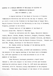[1969-01-09] Minutes of a regular meeting of the Board of Visitors of Virginia Commonwealth University held on January 9, 1969. by Virginia Commonwealth University. Board of Visitors