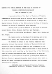 [1969-01-24] Minutes of a special meeting of the Board of Visitors of Virginia Commonwealth University held on January 24, 1969. by Virginia Commonwealth University. Board of Visitors