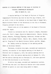 [1969-03-27 Part 1] Minutes of a regular meeting of the Board of Visitors of Virginia Commonwealth University held on March 27, 1969. by Virginia Commonwealth University. Board of Visitors