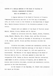 [1969-09-25] Minutes of a regular meeting of the Board of Visitors of Virginia Commonwealth University held on September 25, 1969. by Virginia Commonwealth University. Board of Visitors