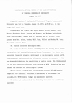 [1977-08-18] Minutes of a special meeting of the Board of Visitors of Virginia Commonwealth University August 18, 1977.