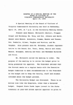 [1995-04-19] Minutes of a special meeting of the Board of Visitors of Virginia Commonwealth University April 19, 1995.