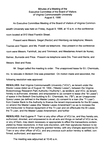 [1996-08-09] Minutes of a meeting of the Executive Committee of the Board of Visitors of Virginia Commonwealth University august 9, 1996. by Virginia Commonwealth University. Board of Visitors. Executive Committee