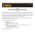 [2012-05-11] Meeting of the Audit and Compliance Committee by Virginia Commonwealth University. Board of Visitors
