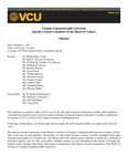 [2013-02-04] Special Awards Committee of the Board of Visitors by Virginia Commonwealth University. Board of Visitors