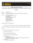 [2013-05-10] Meeting of the Audit and Compliance Committee by Virginia Commonwealth University. Board of Visitors