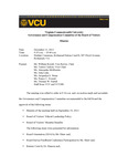 [2013-12-13] Governance and Compensation Committee of the Board of Visitors by Virginia Commonwealth University. Board of Visitors