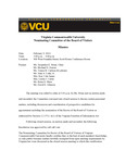 [2014-02-05] Nominating Committee of the Board of Visitors by Virginia Commonwealth University. Board of Visitors