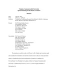 [2014-04-28] Special Awards Committee of the Board of Visitors