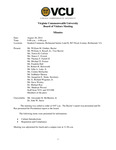 [2014-08-28] Meeting of the Board of Visitors of Virginia Commonwealth University