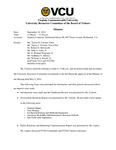 [2014-09-14] University Resources Committee of the Board of Visitors