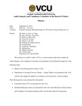 [2014-09-18] Meeting of the Audit and Compliance Committee