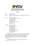 [2014-12-01] Special Awards Committee of the Board of Visitors by Virginia Commonwealth University. Board of Visitors