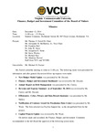 [2014-12-12] Meeting of the Finance, Investment and Property Committee