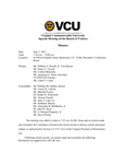 [2015-06-03] Special Awards Committee of the Board of Visitors by Virginia Commonwealth University. Board of Visitors