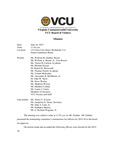 [2015-06-16] Meeting of the Board of Visitors of Virginia Commonwealth University by Virginia Commonwealth University. Board of Visitors