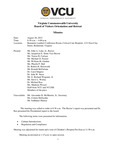 [2015-08-20] Special Awards Committee of the Board of Visitors by Virginia Commonwealth University. Board of Visitors