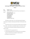 [2015-09-17] Meeting of the Audit and Compliance Committee