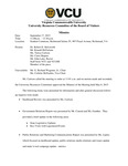[2015-09-17] University Resources Committee of the Board of Visitors