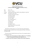 [2016-05-13] Meeting of the Academic and Health Affairs Policy Committee