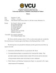 [2016-09-15] University Resources Committee of the Board of Visitors