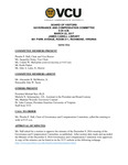 [2017-03-22] Governance and Compensation Committee of the Board of Visitors
