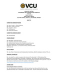 [2019-03-22] Governance and Compensation Committee of the Board of Visitors by Virginia Commonwealth University. Board of Visitors