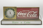 Coca-Cola Clock (full front view) by Coca-Cola Company