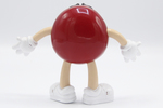 Red M&M Figure (full rear view) by Mars, Incorporated