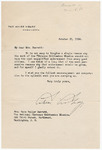 Letter from Calvin Coolidge to Kate Waller Barrett, 1924 October 23