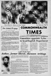 Commonwealth Times 1969-10-15 [i.e., 1969-10-16]