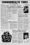Commonwealth Times 1969-10-22 [front page has 1969-10-23]